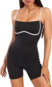 ชุดรอมเปอร์รัดรูปไร้รอยต่อสำหรับออกกำลังกาย2025บราบุนวมบราเว้าหลังสุดเซ็กซี่ใส่สบายใส่วิ่งเล่นโยคะชุดกีฬาเรียกเหงื่อ - Product Image 6