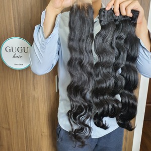 Extensions de cheveux naturels Body Wave Loose Wave, lots de cheveux vierges vietnamiens - Product Image 1