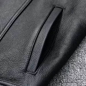 Chaleco de Cuero para Hombre al por Mayor, Chaleco sin Mangas de Cuero a la Moda, Adecuado para Fiestas y Eventos - Product Image 5