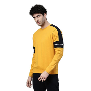 Buen precio sudaderas alta calidad básicos algodón mezclado Logo hombres sudaderas para la venta gran oferta Color sólido sudaderas para hombres - Product Image 3