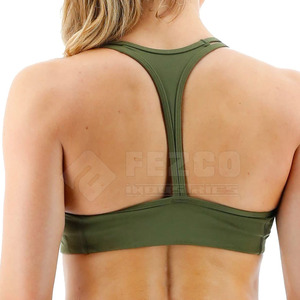Vêtements de fitness grande taille durables soutien-gorge de sport tendance femmes polyester spandex soutien-gorge de sport de style sexy yoga pour femmes - Product Image 4