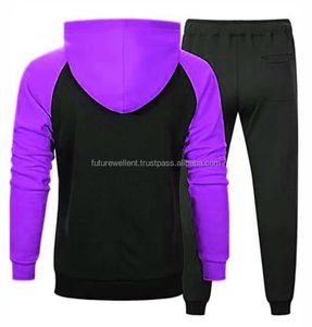 Logotipo personalizado nuevo otoño térmico de manga larga de tamaño personalizado trajes de chándal trajes de jogging al por mayor chándales en blanco para hombres sudaderas con capucha hombres - Product Image 6