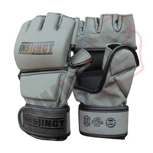 Haute Qualité En Cuir Véritable Mma Gants Poignées Étanche Super Grappling Demi-doigt Conception Pour Un Usage Quotidien En Gros - Product Image 1