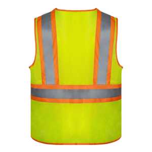 Chaleco de Seguridad Reflectante de Alta Visibilidad 100% Poliéster, Chalecos de Seguridad Personalizados para la Construcción - Product Image 3