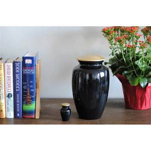 Urnas de cremación de aluminio más vendidas Diseño hecho a mano para cenizas de mascotas humanas Memorial DE LA India - Product Image 5