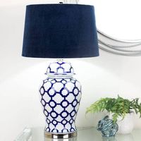 Lámpara de Mesa LED de Cerámica Europea Pintada, de Alta Demanda, con Base para Bombilla B22/E14/E26, Diseño Moderno para Hogar, Hotel y Mesita de Noche