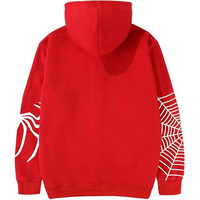 Sudadera con capucha de invierno de algodón tejido personalizado con cremallera completa, estampado puff frontal, estilo streetwear, transpirable, de secado rápido, para hombre y mujer, varios colores