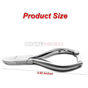 Pince coupante latérale Poignée simple Droite Professionnel Podiatrie Incarnés Coupe-ongles latérale Côté droit Instruments de podologie - Product Image 4