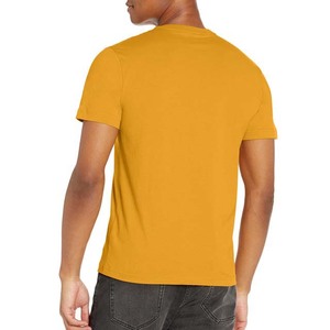 2025 nuevo estilo OEM diseño de logotipo personalizado impreso ropa de hombre Camisetas precio al por mayor deportes Casual amarillo algodón hombres camisetas - Product Image 4