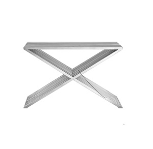 Vente en ligne de meubles de salon de luxe Table console incrustée d'os au design unique en métal pour la maison, hôtel, prix d'usine direct - Product Image 2