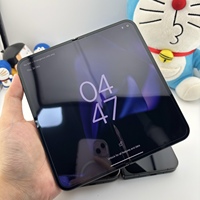 Teléfono Inteligente 9pro Fold Negro 5G LTE Desbloqueado, 16GB+512GB, Diseño Trasero con Triple Cámara, Acabado Mate, Estilo Moderno, Inglés/Francés/Español