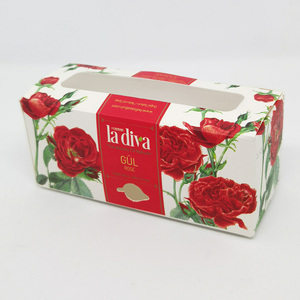 Eco Friendly Ivory Board Soap <b>Boxes</b> with Clear Window Custom Logo Print Glossy Lamination Embossing - Product Image 3