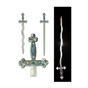 Espada Ceremonial Masónica Brújula Cuadrada Caso Gratis Etsy EE. UU. Y Reino Unido Espada Templaria de Caballeros Masónicos