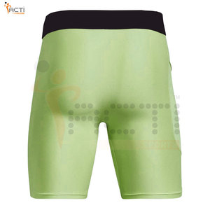 Pantalones cortos de compresión de uso de invierno para hombres en venta en línea al por mayor pantalones cortos de compresión de ropa deportiva - Product Image 2