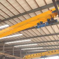 Meilleure grue à poutre simple autoportante en acier 10t 13t 15t avec palan électrique et télécommande, portée 35M