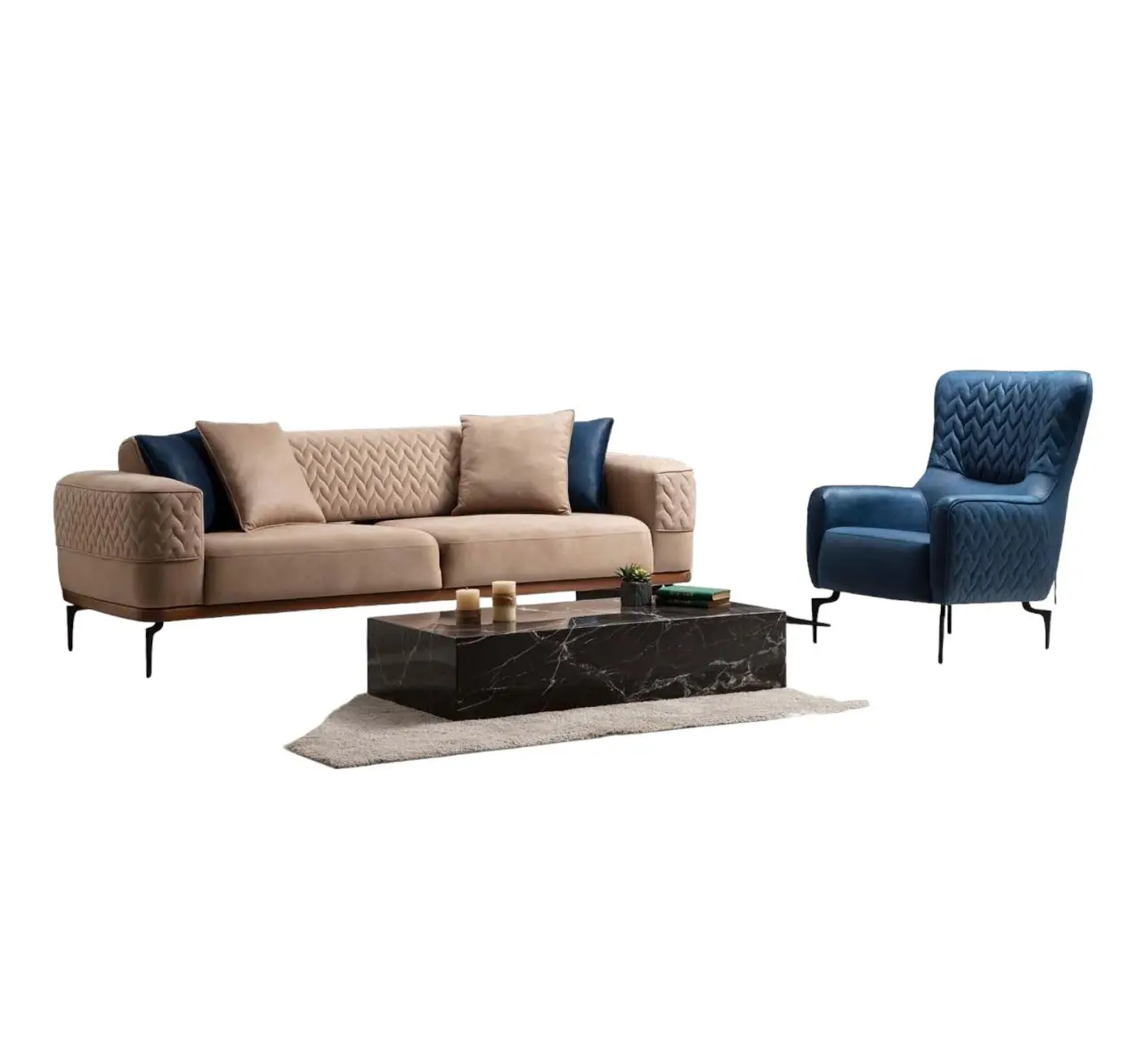 Sofa set sofa luxury set sofas armchair 3+1 seater modern set design group