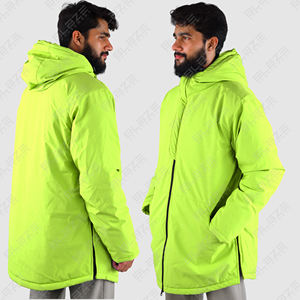 Good Manufacturer Men Puffer Jacket Fully Customized <b>Long</b> Coat <b>Top</b> Trending Anti Wrinkle Zipper Waterproof Windproof Soft Shell - Product Image 1