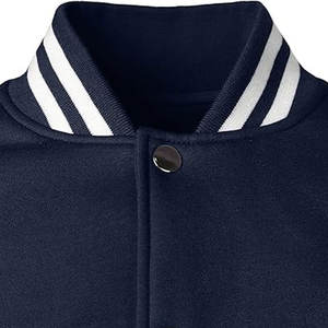 2025 plus populaire qualité personnalisé unisexe 100% coton respirant polaire Varsity Jacket Pakistan a fait Varsity Jacket pour hommes - Product Image 3