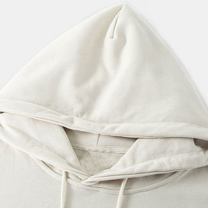 2025 meilleur sweat à capuche thermique 100% coton pour hommes de haute qualité en polaire épaisse Logo personnalisable brodé hiver bas prix de gros - Product Image 3