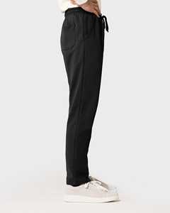 Wholesale Men's <b>Stretch</b> Fashion Pants Slim Fit <b>Trousers</b> <b>Black</b> Jogger Pants Trendy Straight-Leg Sweatpants for Streetwear & Gym - Product Image 4