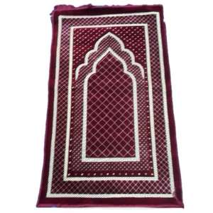 Top Designs Islamic Prayer Mats Alfombras Diseños impresos cómodas alfombras de oración musallah Precio al por mayor alfombras de oración portátiles - Product Image 3