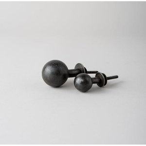 Poignée de porte industrielle en fer métallique avec finition noire pour portes, fenêtres, portails et armoires de maison et d'hôtel – Quincaillerie et outils - Product Image 4