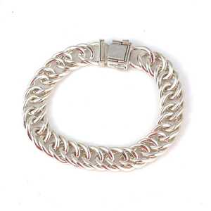 Bracelet gourmet en argent sterling 925 avec fermoir pour occasions spéciales - Product Image 4