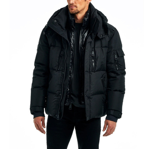Chaquetas acolchadas para hombre con logotipo impreso personalizado para venta en línea Servicio OEM Chaqueta acolchada para hombre de invierno con logotipo personalizado - Product Image 3