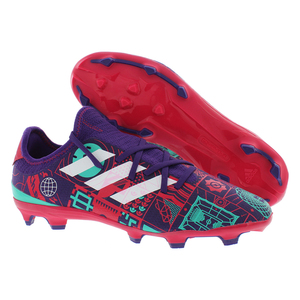 Zapatos Adidas Gamemode Knit FG GS para Niños Color: Morado Intenso/Blanco Calzado/Rojo Rubí 100% Auténticos - Product Image 5