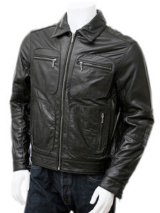 Wholesale Custom Design 2023 Winter Motorcycle <b>Jacket</b> for <b>Men</b> Fashion PU Leather <b>Jacket</b> with Embroidery Decoration - Product Image 3