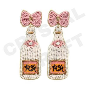 Coctus Pink Parties Pendientes colgantes de moda especial Nueva llegada Cuentas hechas a mano transfronterizas Lentejuelas dulces Creativo de moda - Product Image 5