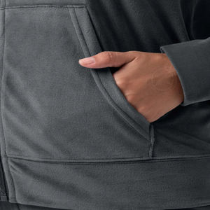 Elegante chándal de terciopelo con logotipo personalizado para mujer, sudaderas con cremallera de alta calidad, chándal para correr, conjunto de 2 piezas, estampado de entrenamiento de talla grande - Product Image 4