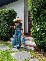 Pantalones Anchos de Verano Estilo Boho, Hechos a Mano, para Yoga, Danza del Vientre, Estilo Gitano, con Cintura Alta Elástica y Tinte Tie-Dye