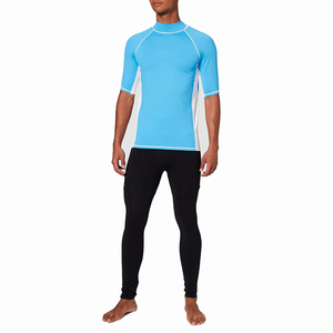 Camiseta personalizada de manga larga con cuello redondo para hombre, Rash Guard Camiseta básica de piel, tela de secado rápido de alta calidad, cuerpo transpirable Anti-UV apto para - Product Image 4