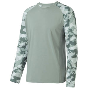 Maillot de pêche à manches longues et séchage rapide Anti-UV de haute qualité, chemises de pêche personnalisées sublimées - Product Image 2