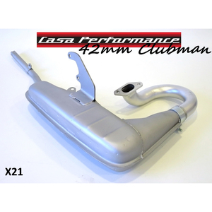 Sistema de escape Casa Clubman de 42 mm (completo con curva en U y abrazadera) - Product Image 1