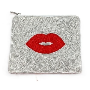 Classic Seed Beads Coin Pouch Elegant <b>Small</b> <b>Wallet</b> Bohemian Beaded Coin Purse Artistic Handmade Design - Product Image 1