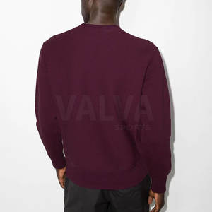 Super Qualité Hommes 6XL Taille Sweatshirts Pakistan Fabricant Hiver Polaire Thermique En Gros Coton Mélangé Solide Teint Uni - Product Image 3