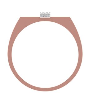 Anillo de diamantes naturales finos y elegantes para mujer, diamantes certificados de corte redondo, oro de 18 quilates, bodas de diseño de lujo atemporales - Product Image 3