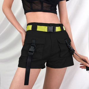 Adjustable Loose and Breathable <b>Women</b> Cargo <b>Shorts</b> New Season Streetwear Cargo Outwear <b>Short</b> Utility Cargo <b>Shorts</b> <b>Safari</b> <b>Shorts</b> - Product Image 2