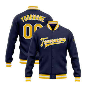 Chaquetas Varsity blancas para hombres Custom Plain Chenille bordado 100% All Wool Winter Lettermen chaqueta de invierno - Product Image 5