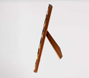 Luxury Artisanal Horn And Resin <b>Photo</b> <b>Frame</b> Collection Horizontal Stripe And Rustic Block Inlay Designs Decorative Unique - Product Image 3