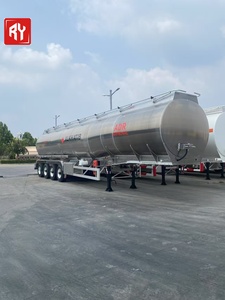 Semi-remorque citerne à carburant en acier allié à l'aluminium, <span class=keywords><strong>4</strong></span> <span class=keywords><strong>essieux</strong></span>, léger, sur mesure, pour le transport de pétrole - Product Image 4