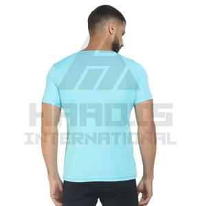 Venta al por mayor de logotipo personalizado de fábrica de suministro directo de entrenamiento de los hombres camiseta Fitness hombres gimnasio correr deportes camiseta - Product Image 3