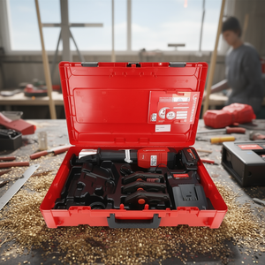 ROMAX 4000 Basic <b>Set</b> Battery-Powered <b>Crimping</b> Machine with AMPShare Battery Charger Power Pipe Threader for M 15 22 28 mm 4 Ah - Product Image 3