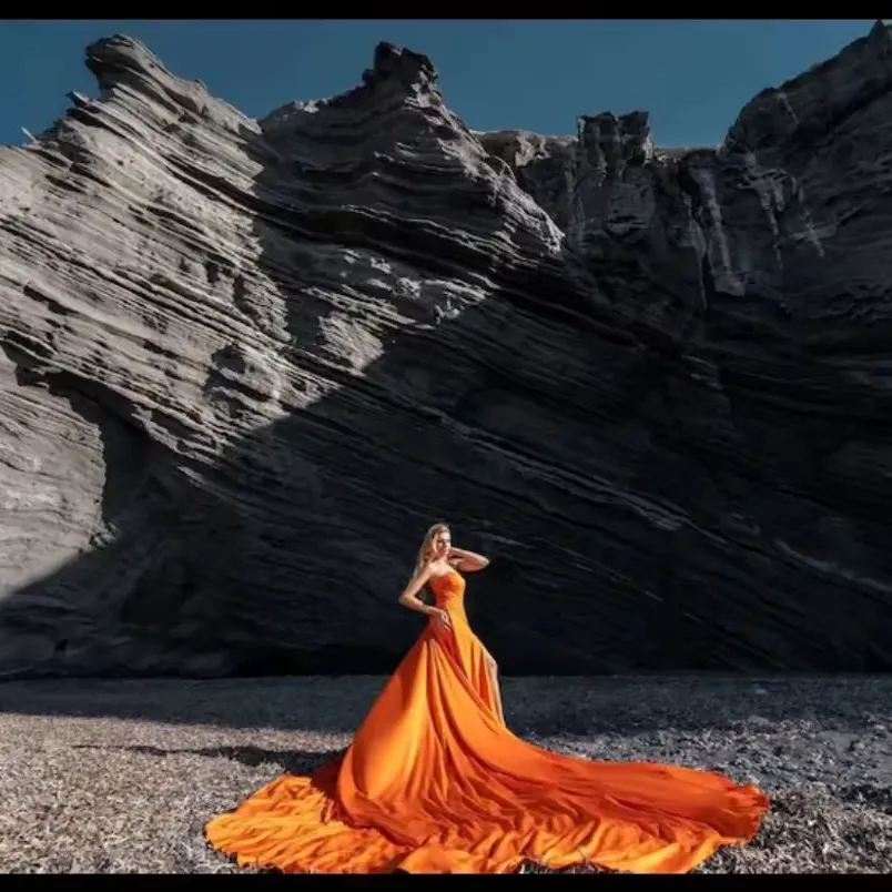 Prachtige Collectie Vliegende Jurken Perfect Voor Fotoshoots Zwangerschapsopnames En Bruiloften Verkennen Nu Lange Elegante Ontwerpen