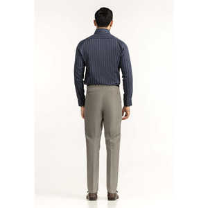 Modern Fit Striped <b>Dress</b> <b>Shirts</b> 100% Cotton Poplin Anti-Wrinkle Casual & Formal Sizes 3XL 6XL XL for Summer & Autumn Seasons - Product Image 1