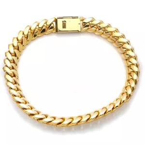 À la mode unisexe luxe argent cubain lien chaîne D couleur VVS clouté diamant testeur vérifier Moissanite pour mariage - Product Image 3