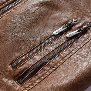 Veste d'hiver 2025, conception personnalisée OEM, veste en cuir pour homme, coupe ajustée, respirante, veste en cuir pour homme - Product Image 6