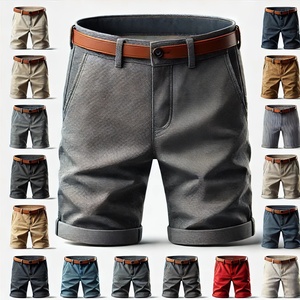 Vaqueros cortos de hombre de alta calidad con logotipo personalizado OEM, pantalones vaqueros holgados con cierre elástico de cintura media y bolsillos al por mayor - Product Image 2